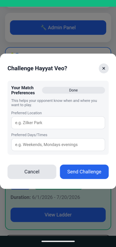 Challenge Players