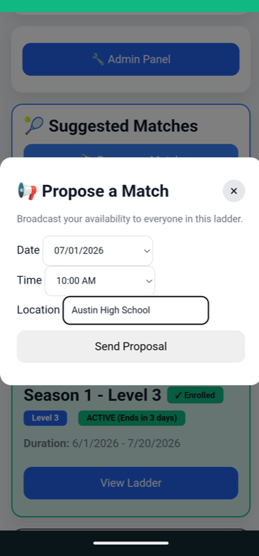 Propose a Match